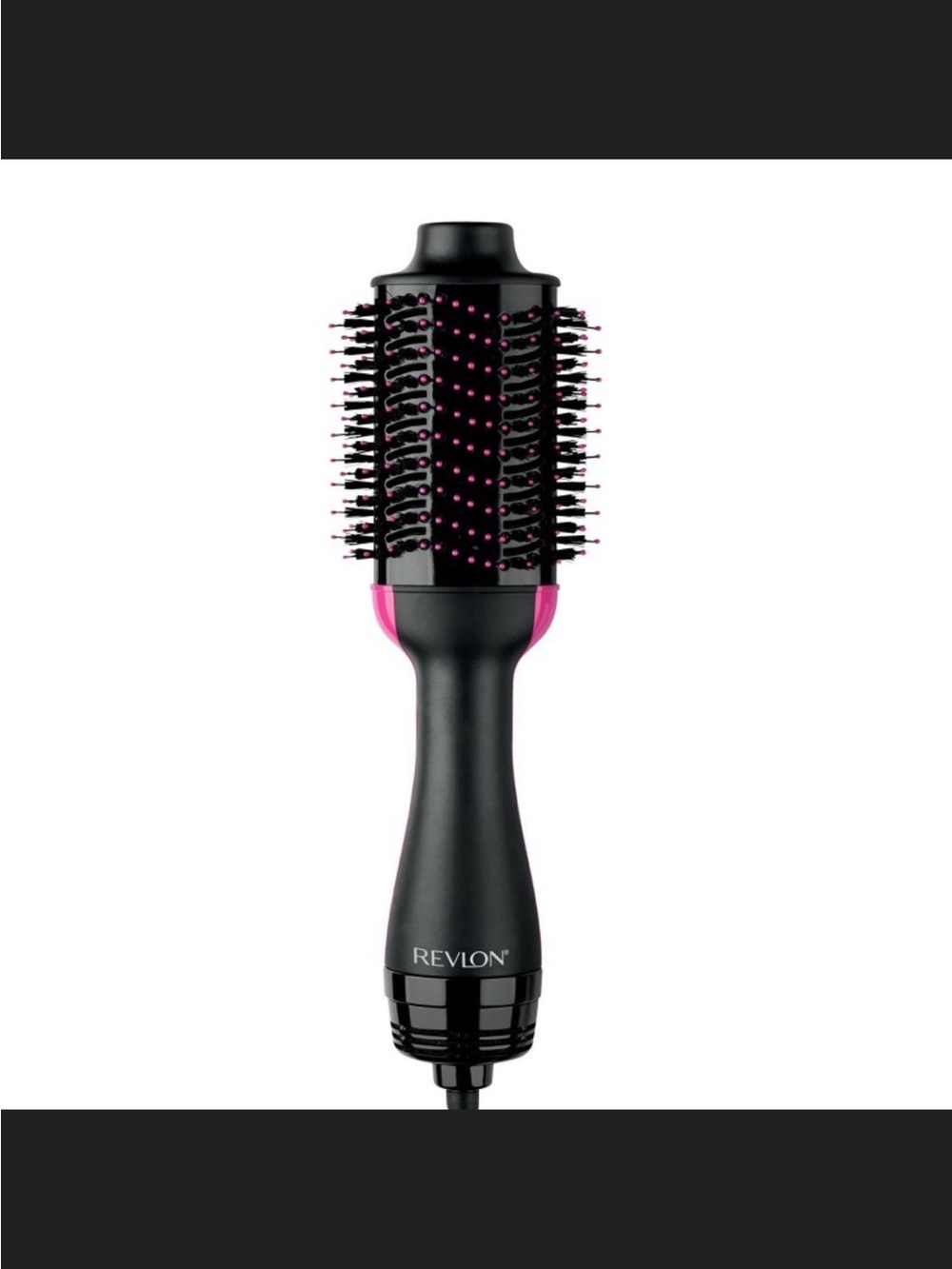 Revlon Black and Pink Round Hot Air Brush